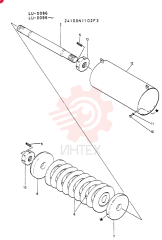 SPRING ASSY, TRACK 24100N1102F3