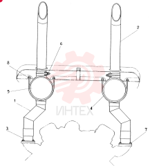 EXHAUST TUBE W18N0051