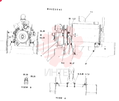 ENGINE.TORQUE CONVERTER MOUNTING ASSEMBLY W90X0041