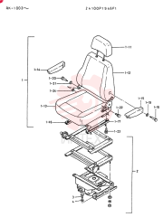 SEAT ASSY, DELUX 24100P1946F1