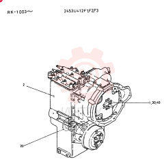 Схема (LK200) - WHEEL LOADER ASN RK1003 (1/03-12/03) 2453U412F1