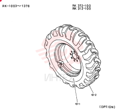 WHEEL RK372-100