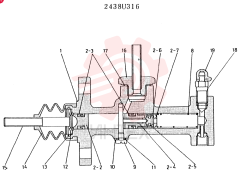 CYLINDER 2438U316