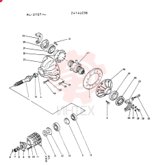 NOSPIN DIFF ASSY 2414U238