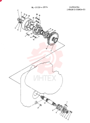 Схема (LK300A) - WHEEL LOADER ASN RL2703 (1/03-12/03) 2453U294