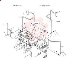 Схема (LK300A) - WHEEL LOADER ASN RL2703 (1/03-12/03) 24100N1532F1
