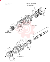 Схема (LK300A) - WHEEL LOADER ASN RL2703 (1/03-12/03) VB0611-00906-0