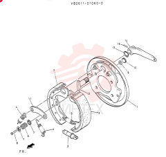 BRAKE ASSY. VB0611-01060-0
