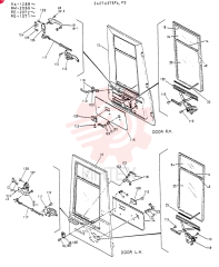 CAB   ASSY, Serial Range: RA.1288--1 2427U375F4 (3)