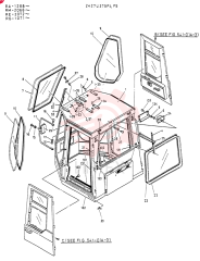 CAB   ASSY, Serial Range: RA.1288--1 2427U375F4 (1)