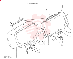 Схема (LK400) - WHEEL LOADER ASN RA1003 (1/03-12/03) 24100J7311F1