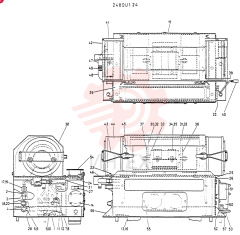 Схема (LK400) - WHEEL LOADER ASN RA1003 (1/03-12/03) 2480U124