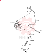 PIPE ASSV.OIL, Start Serial: 7901 VI8941310601 (1)