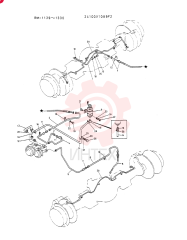 LINES, HYDR BRAKE 24100X1089F2