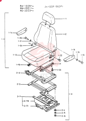 Схема (LK500A) - WHEEL LOADER BTW RM2001 - RM2200 (1/03-12/03) 24100P1563F1