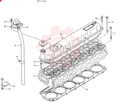 HEAD ASSY,CYLINDER, Start Serial: 26475- 111103040 (2)
