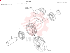 SHAFT,GEAR, Start Serial: 26-