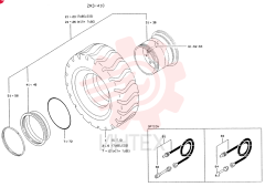 TIRE ASSY,TUBELESS, (20.5-25 (L2)), Start Serial: 2201-