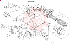 AIR CLEANER GROUP CONSISTS OF REF 1 TO 39