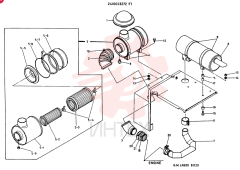 AIRCLEANER GROUP CONSISTS OFRE F1 TO 21