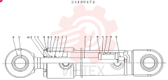 Схема (LK600) - WHEEL LOADER BTW RE1560 - RE2002 (1/03-12/03) 2438U473