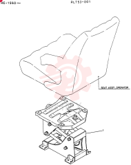SUSPENSION, SEAT RL753-001