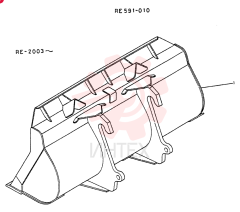 BUCKET ASSY, 2.3 M³