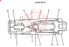 VALVE ASSY, RELIEF 2456R824F1