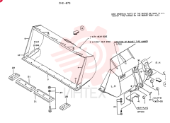 BUCKET ASSY,LSC 721, Start Serial: 2201-