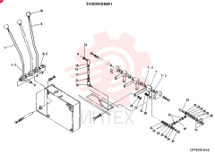 Схема (LK700) - WHEEL LOADER ASN KF1172 (1/03-12/03) 24100N1099F1