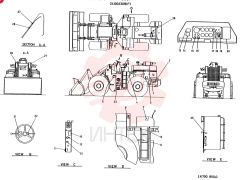 Схема (LK700) - WHEEL LOADER ASN KF1172 (1/03-12/03) 24100J3018F1 (2)