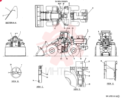 Схема (LK700) - WHEEL LOADER ASN KF1172 (1/03-12/03) 24100J3320F1