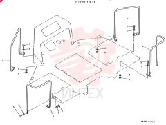 Схема (LK700) - WHEEL LOADER ASN KF1172 (1/03-12/03) 24100N1120F1
