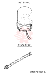 LIGHT, ROTARY RL724-001