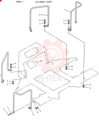 Схема (LK700A) - WHEEL LOADER ASN RE1558 (1/03-12/03) 24100N1120F1