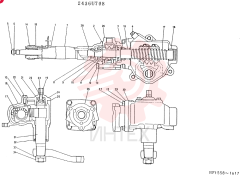 Схема (LK700A) - WHEEL LOADER ASN RE1558 (1/03-12/03) 2436U708