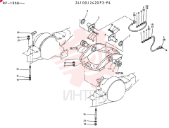 SUPPORT GROUP, AXLE 24100J2420F3