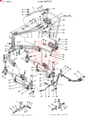 HYD LINES, STEERING, Serial Range: RJ.1004-RJ.1052