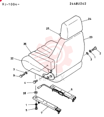 SEAT ACCESSORY 2448U242