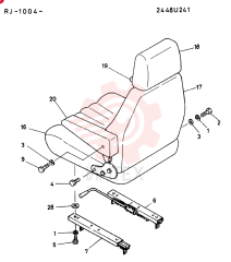 SEAT ACCESSORY 2448U241