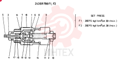 VALVE  ASSY, RELIEF 2456R798F1
