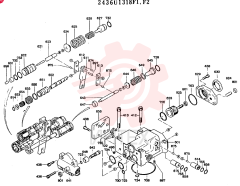 REGULATOR ASSY CONSISTS OF THE FOLLOWING PARTS 2436U1318 F1,F2