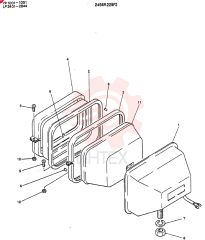 Схема (MD140BLC) - EXCAVATOR BTW YP1001 - YP1281 (1/80-12/06) 2456R229F2
