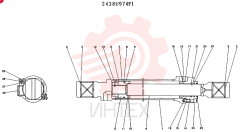 Схема (MD140BLC) - EXCAVATOR BTW YP1001 - YP1281 (1/80-12/06) 2438U974F1