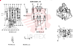 Схема (MD140BLC) - EXCAVATOR BTW YPU0001 - YPU0300 (1/80-12/06) 2436U1330F1 (1)