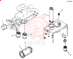 Схема (MD140BLC) - EXCAVATOR BTW YPU0001 - YPU0300 (1/80-12/06) VAME017914