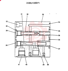 HYDRAULIC VALVE 2436U1309F1