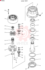 Схема (MD140C) - EXCAVATOR BTW YPU0301 - YPU0500 (1/80-12/06) 24100J11681F1