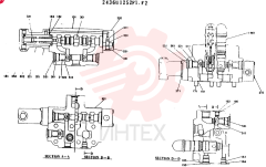 Схема (MD200BLC) - EXCAVATOR ASN YQ0565 (1/80-12/06) 2436U1252F1