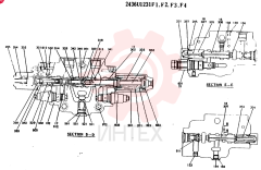 VALVE ASSY,CONTROL, CONSISTS OF THE FOLLOWING PARTS 2436U1231F1-F4 (2)